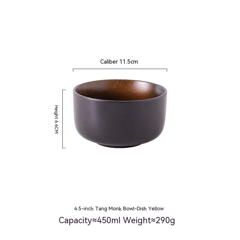 Ceramic Bowl Dining Bowl Salad Bowl Household Tableware Restaurant