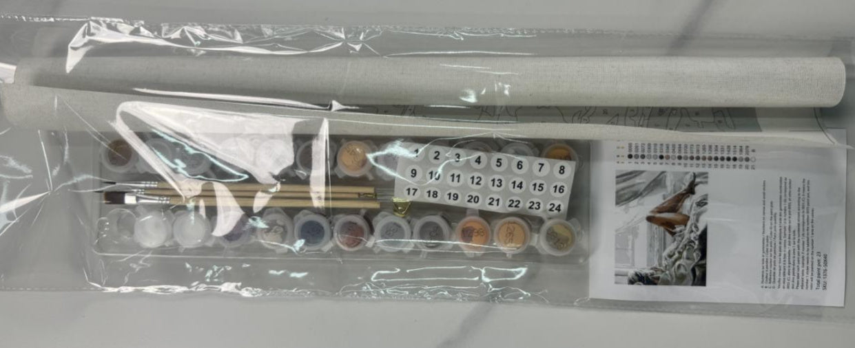 Canvas Painting Wall-Art Landscape By Numbers Elephants Home-Decor RUOPOTY Unique Modern