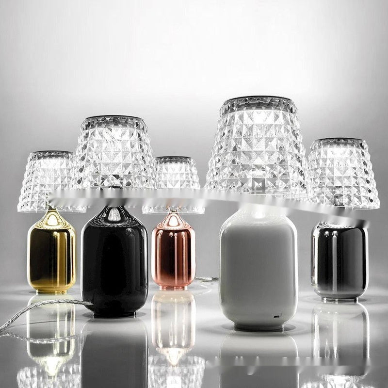 Living Room Bedroom Bedside Lamp Cozy And Romantic Italian Designer Mosaic Table Lamp