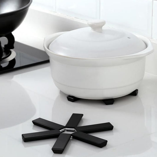 Household Dining Table Folding Heat Proof Mat Anti-scald Placemat Potholder Bowl Mat Casserole Heat Proof Mat High Temperature Resistance