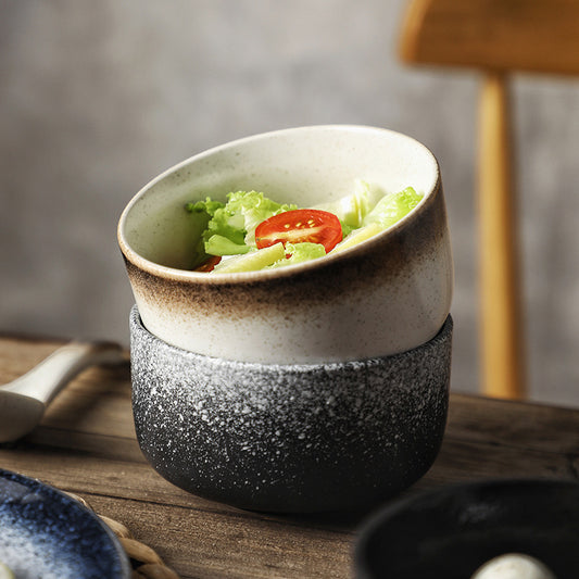 Ceramic Bowl Dining Bowl Salad Bowl Household Tableware Restaurant